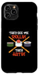 Coque pour iPhone 11 Pro They See Me Rollin They Hatin Rouleau à sushi japonais