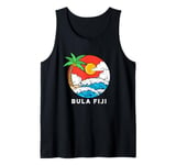 Retro Vintage Fiji Island Summer Vacation Bula Fiji Tank Top