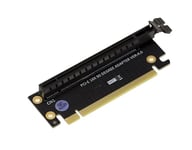 Adaptateur Riser équerre à 90° pour Fente PCIe - PCI Express x16 Compatible PCIe 3.0, 3.1 et 4.0