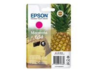 Epson 604 - 2.4 Ml - Magenta - Original - Blære Med Rf/Lyd-Alarm - Blekkpatron - For Expression Home Xp-2200, 2205, 3200, 3205, 4200, 4205  Workforce Wf-2910, 2930, 2935, 2950