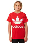 adidas Trefoil Tee T-Shirt - Scarlet/White, 1516