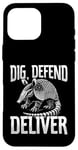 Coque pour iPhone 16 Pro Max Déguisement Tatou Animal Armadillos