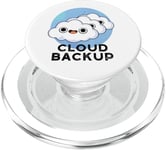 Cloud Backup Funny Computer Pun PopSockets PopGrip for MagSafe