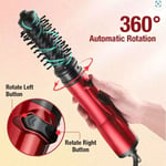 3in1 Hot Air Styler and Rotating Hair Dryer Brush Hair Straightener Curler Comb