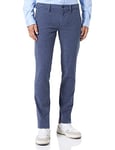 BOSS Mens Schino-Slim Slim-fit Trousers in Stretch-Cotton Twill Blue