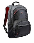 Port Designs Houston Padded Protective Backpack for 17.3-Inch Laptops, Black