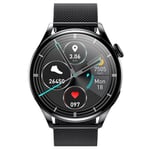 RUMOCOVO Montre connectée de Sport pour hommes et femmes, avec moniteur de fréquence cardiaque et d'activité physique, Bluetooth, appel, étanche, pour Android et IOS Z142