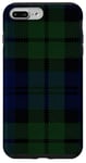 Coque pour iPhone 7 Plus/8 Plus Plaid écossais vert noir