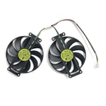 FDC10H12S9-C T129215SU 6PIN RTX 2060 Super GPU Ventilateur pour ASUS GTX 1660 1660Ti touristes EVO OC RTX2070 vecCarte Refroidisseur Ventilateur - Type T129215SU