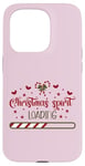 Coque pour iPhone 15 Pro Drôle et mignon de Noël en forme de canne à sucre d'orge