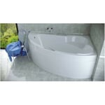 Azura Home Design - Baignoire d'angle oriego maxi 140x90 cm droite avec tablier