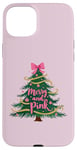 iPhone 15 Plus Pink Christmas Merry and Pink Holiday Cute Girl Party Case