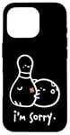 Coque pour iPhone 16 Pro Bowling Humour Mignon Drôle Personnage Art