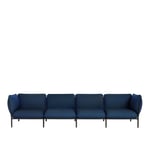 HEM - Kumo 4-seater Sofa with Armrests - Mare - Soffor - Anderssen & Voll - Blå - Metall/Syntetiskt/Skum/Ull