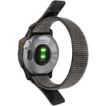 Klockarmband Garmin Fenix 7X/6X/5X/3/D2 Bravo/Descent MK1 Grå