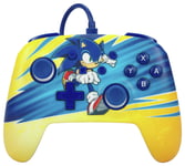 PowerA Enhanced Switch Wired Controller - Racing Sonic Yellow And Blue