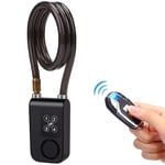 Cycling Security Lock Wireless Remote Control Anti-Theft Vibration Alarm9090