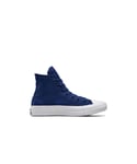 Converse Chuck Taylor II Womens Blue Plimsolls Canvas - Size UK 3.5