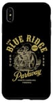 iPhone XS Max Blue Ridge Parkway BRP Vintage Motorcycle Design Case