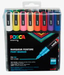 Posca Marker Set 16-p Blandede Farger PC-3M Spiss 0,9-1,3 mm