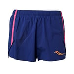 Saucony Elite Split Shorts Blå | Korta Reflexbyxor för Löpning - Handla nu på Loparshop.se!