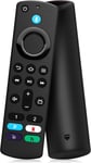 Télécommande vocale Remplacement (3è Gén Pro),Télécommande de Remplacement pour Fire AMZ Smart TVs Cube,TV Stick,TV Stick Lite,TV Stick 4K,TV Stick 4K Max,pour Insignia/Toshiba/Pioneer Smart TVs(Q28)