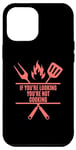 iPhone 12 Pro Max Funny Cooking BBQ Grilling Mom Dad in Living Coral color Case