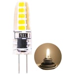 Lot de 5 Ampoule led G4 2 w Blanc chaud 3000 k Remplacement pour ampoules halogènes 20 w ac 220 v Angle d'éclairage 360° Ampoule basse consommation