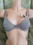 SOUTIEN GORGE ARMATURE TAILLE 85C MARQUE CARLA'S SECRET COULEUR GRIS