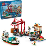 LEGO City 60422 Seaside Harbour with Cargo Ship