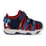 Geox Baby Multy Boy B Sandal, Navy red, 3.5 UK Child