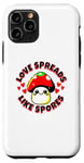 iPhone 11 Pro Love Spreads Like Spores Cute Funny Kawaii Mushroom Case