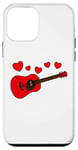 Coque pour iPhone 12 mini Guitare Saint Valentin, Musicien Guitariste Acoustique