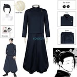 Gojo Satoru/Geto Suguru cosplaydräkt anime jujutsu Kaisen cosplay pojkar HERR blå uniform skräddarsydd cosplay cos L A4