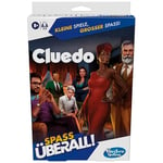 Hasbro Gaming Cluedo Compact Portable Game for 3-6 Players, Travel Game for Kids, Fun Anywhere