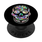 Dia De Los Muertos Pop Socket for Phone PopSockets Skull PopSockets Adhesive PopGrip