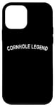 Coque pour iPhone 12 mini Cornhole Champion Pouf poire Toss Team Legend Corn Hole