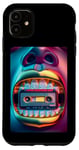 Coque pour iPhone 11 Cassette Tape Mixtape 80s 90s Diamond Grillz Hipphop Art rap