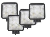 Arbeidslamper 4 stk LED 15 watt