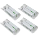 4-pack uppladdningsbara batterier för Wii och Wii U fjärrkontroll 2800mAh)