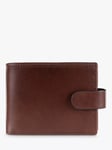 John Lewis Vegetable Tanned Leather Card Coin Flip Wallet