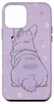 iPhone 12 mini Cute Purple Corgi Puppy Dog Case