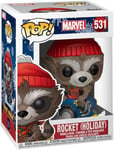 Figurine Pop! Vinyl Marvel Holiday - Rocket X-Mas