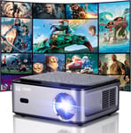 Videoprojecteur ,Retroprojecteur 800 Ansi Lumen,Focus Electrique,5G Wifi Bluetooth Projecteur,1080P Fhd,Videoprojecteur 4K,Correction 4P/4D Zoom Retro,Pour Smartphone/Tv Box/Laptop