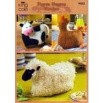 Patterns - KC9003 - Hen, Cow and Sheep Cosies Knitting Pattern 9003 by King Cole