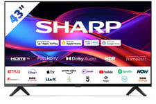 Sharp 2T-C43GD2225K TV 109.2 cm (43&quot;) Full HD Smart TV Wi-Fi Blac