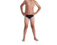 Speedo Junior Boy's ECO Endurance+ 6.5cm Swim Briefs | Chlorine Resistant | Quick Drying | Stretch Fabric | Recycled Material | Comfort Fit, True Navy/White, 5-6 Years