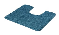 Kleine Wolke 4071754130 Seattle Tapis de bain WC Polyester Glace Bleu 55 x 50 x 2 cm
