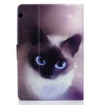 JIan Ying Case for Huawei MediaPad T5 10.1" Tablet Beautiful Patterns Protector Cover Cat
