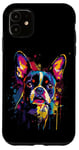 iPhone 11 Boston Terrier Splash Case